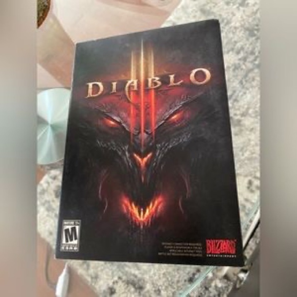 Diablo III PC Game - Black & Red Collector Box